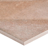 Lux Tile Sculpt Cotto Brown Chevron Porcelain Tile 24x48