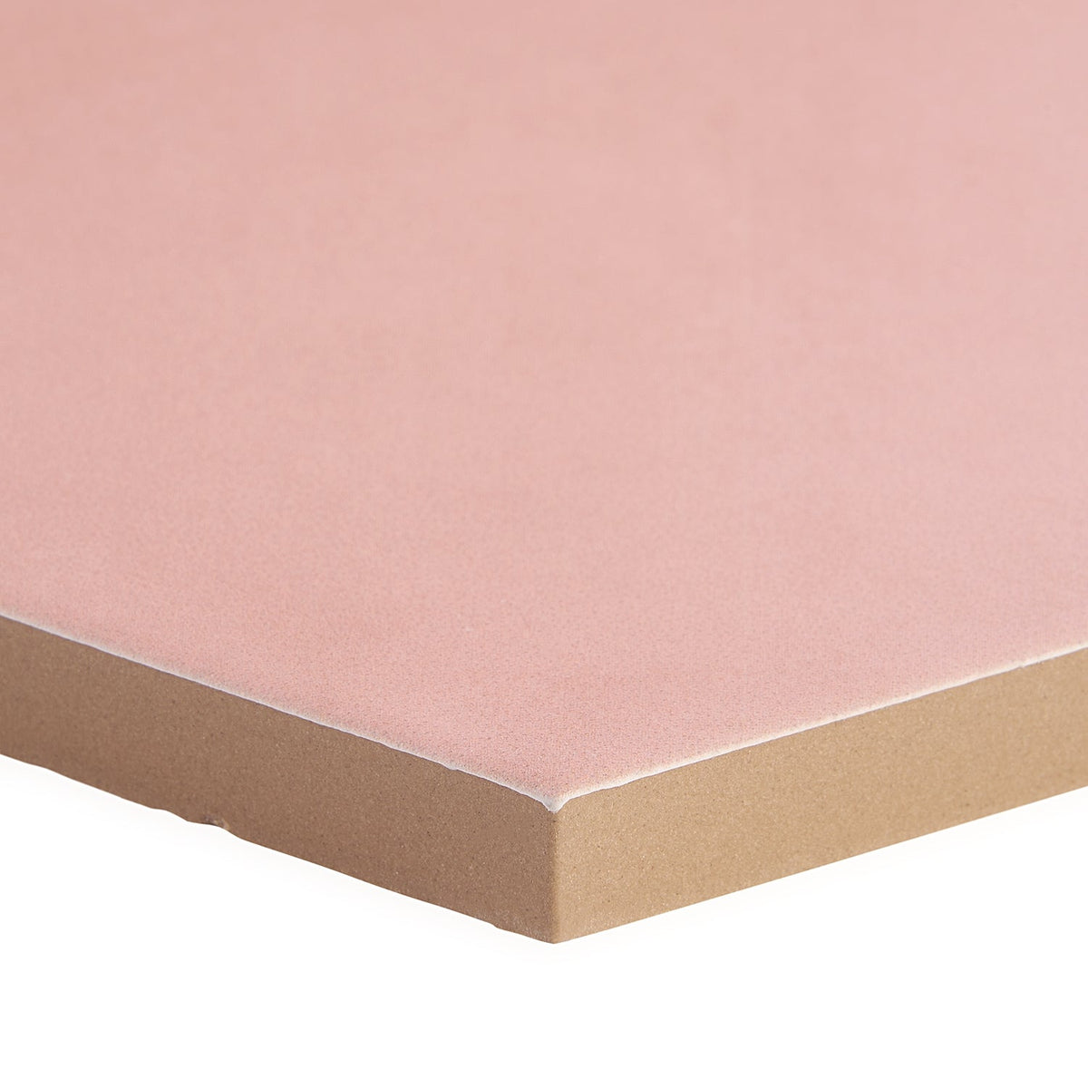 HexArt Rose Pink 8" Hexagon Matte Porcelain Tile - Lux Tile