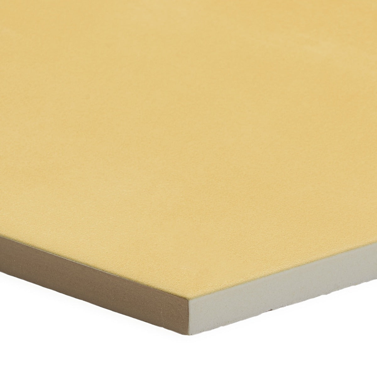 HexArt Yellow 8" Hexagon Matte Porcelain Tile by Lux Tile