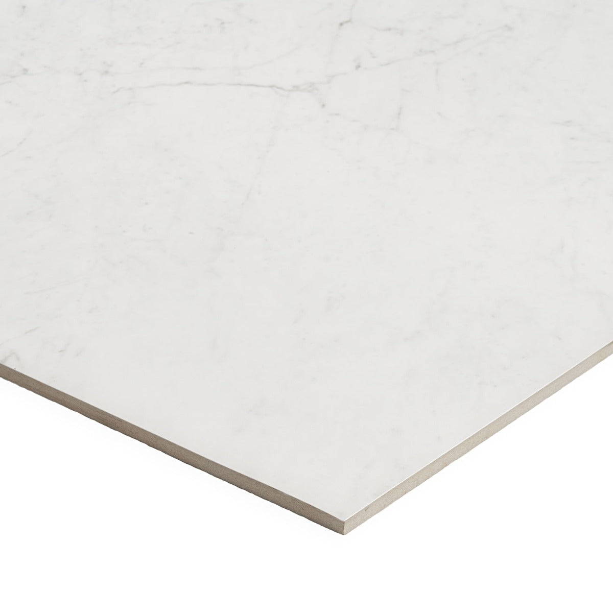 DreamStone Carrara Giola White 24x48 Polished Porcelain Tile