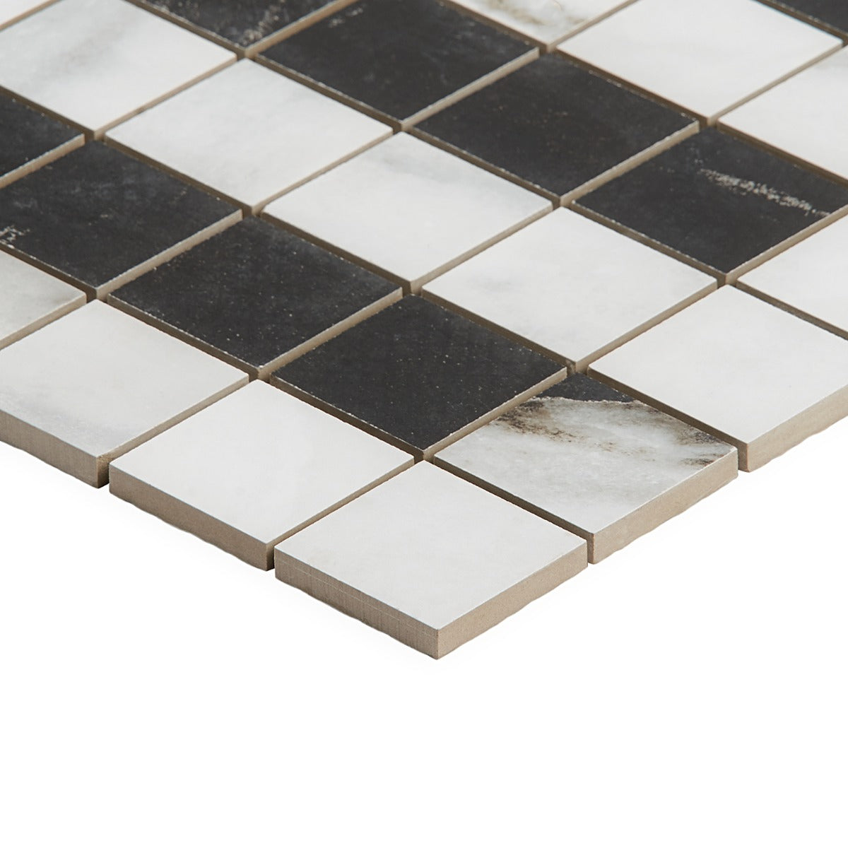 DreamStone Panda White 2x2 Matte Porcelain Mosaic Tile