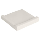 Roller Cross White 4x4 Handmade Matte Ceramic Tile - Lux Tile