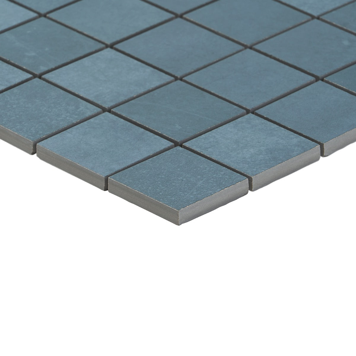 Bond Indio Blue 2x2 Matte Porcelain Mosaic Tile - Italian Made