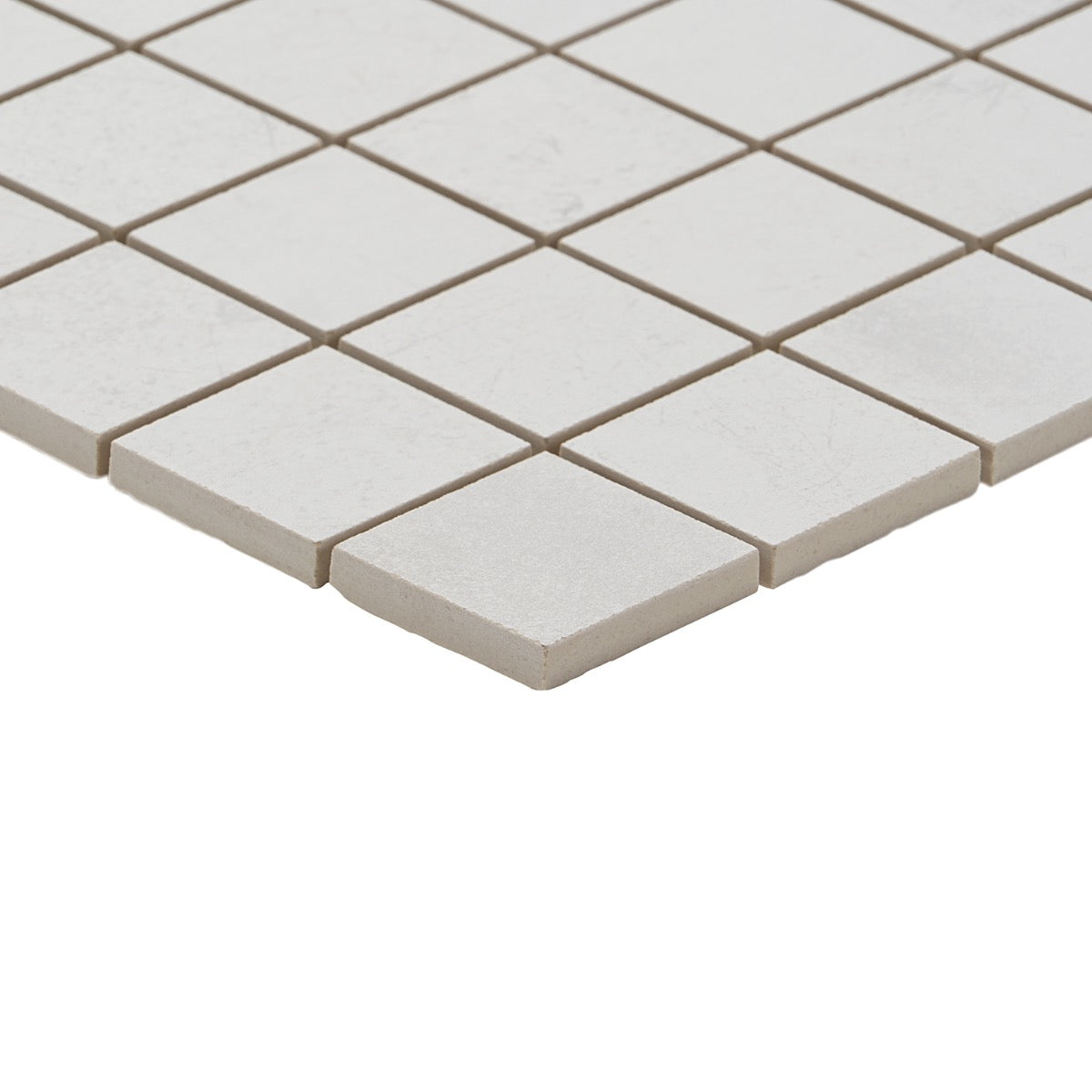 Bond Palladium Light Gray 2x2 Matte Porcelain Mosaic Tile - Lux Tile