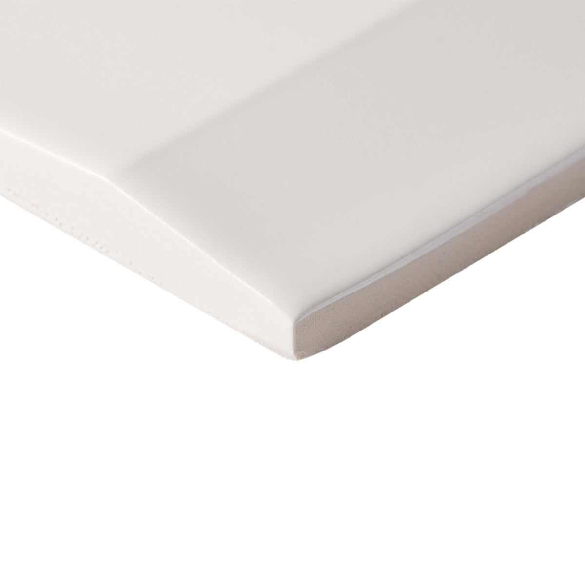 Zeal Edge 3D White 5x5 Matte Porcelain Tile - Lux Tile