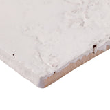 Navari White 5x5 Textured Glossy Ceramic Tile by Lux Tile