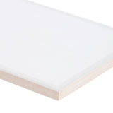 Bellami Framed Bianco White 5x10 Glossy Ceramic Subway Tile - Lux Tile