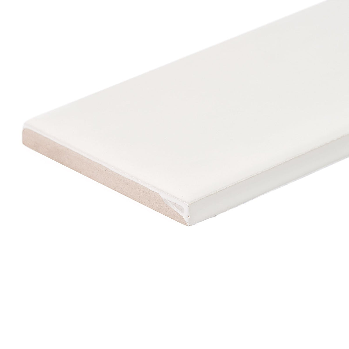 Chance White 2x10 Glossy Ceramic Subway Tile for Walls