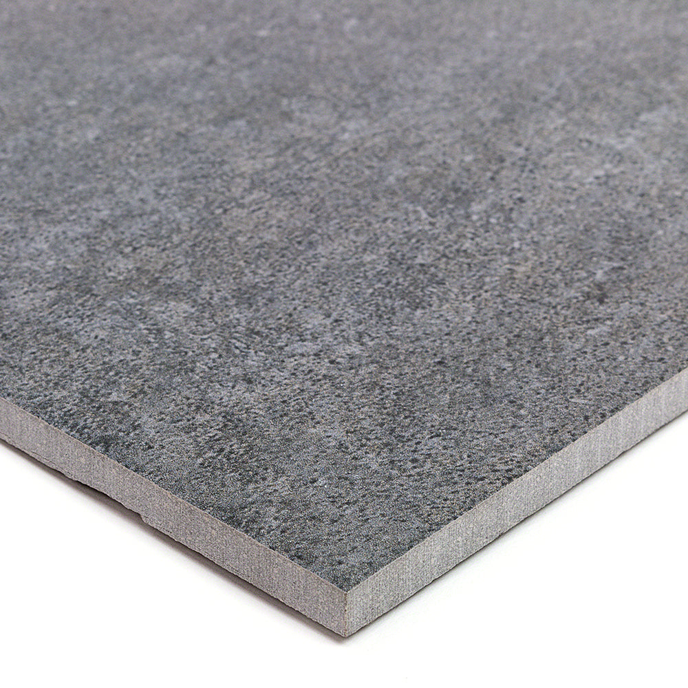 Marbella Smoky Gray Matte Porcelain Tile - 12x24 Inch