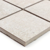 Marbella Desert Sand Beige 2x2 Matte Porcelain Mosaic Tile - Lux Tile