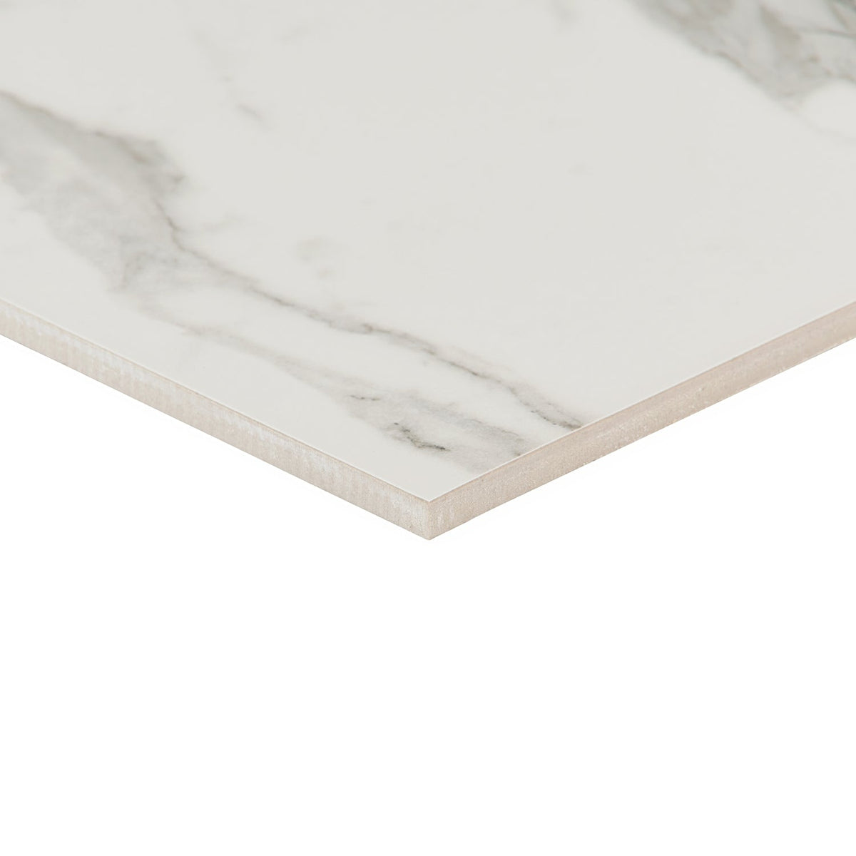 Versilia Statuario Polished Porcelain Tile 24x24 - Lux Tile