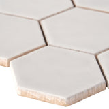 Meadowmere Gray 3" Hexagon Matte Ceramic Tile - Lux Tile