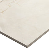 Marble Tech Crema Avorio Beige 24x24 Polished Porcelain Tile