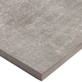 Lux Tile Cement Ash Gray 12x24 Matte Porcelain Tile