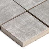 Lux Tile Cement Grigio Gray 2x2 Matte Porcelain Mosaic Tile