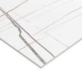 Minera Sahara Blanco White 24x48 Polished Porcelain Tile - Lux Tile