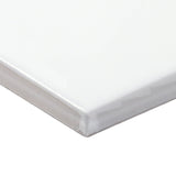 London White Matte Ceramic Subway Tile 3x9 for Walls