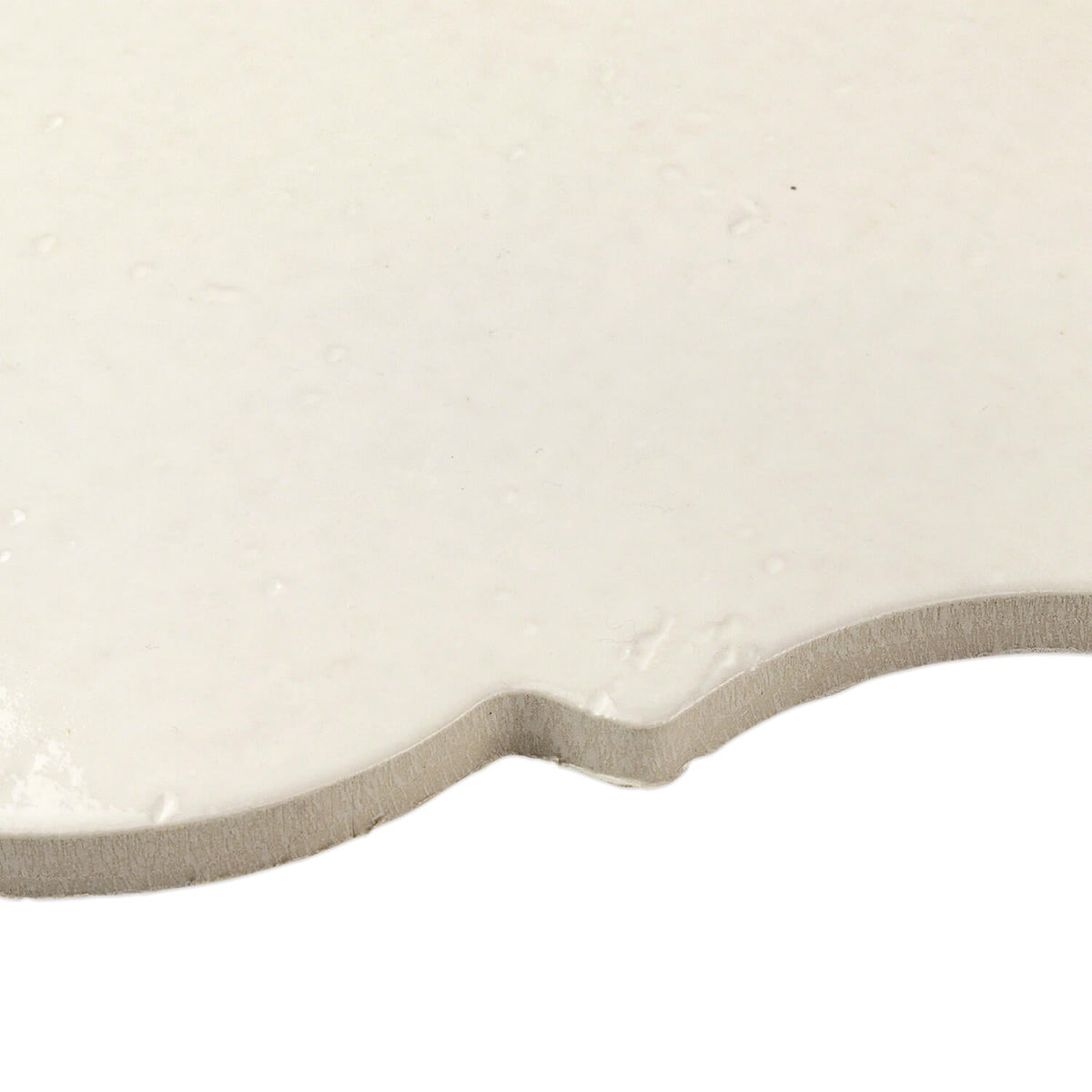 Cavallo Swiss Coffee Beige 8x10 Arabesque Glossy Porcelain Tile