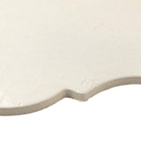 Cavallo Swiss Coffee Beige 8x10 Arabesque Glossy Porcelain Tile