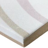 Bella Tate Beige 9x9 Matte Porcelain Tile for Walls and Floors
