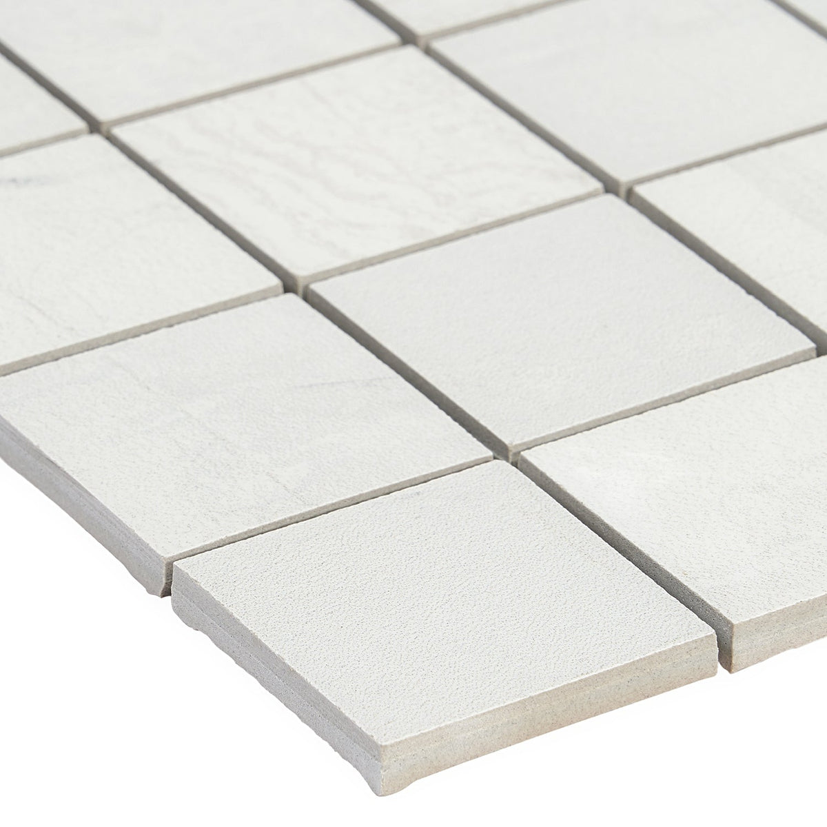 Angela Harris Inspira Light Silver 2x2 Matte Porcelain Mosaic Tile