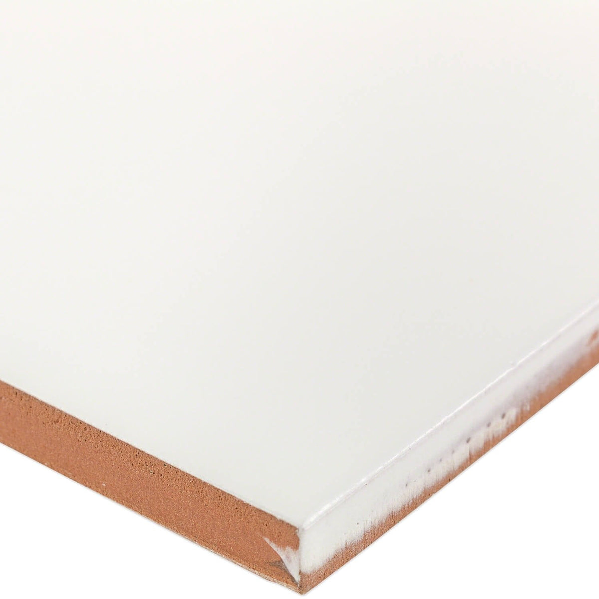 Vector Hueso White 4x8 Polished Ceramic Subway Tile