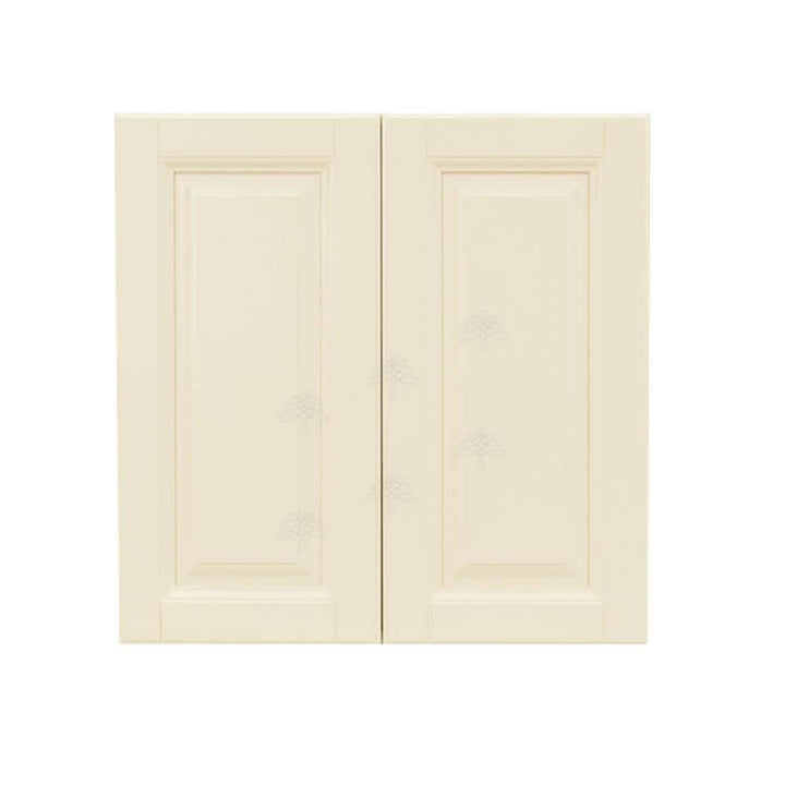LIFEART CABINETRY Oxford Creamy White Plywood Raised Panel Stock Assembled Wall Kitchen Cabinet (36 in. W x 36 in. H x 12 in. D)