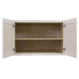 LIFEART CABINETRY Princeton Assembled 36 in. x 24 in. x 24 in. Wall Cabinet with 2 Doors 1 Shelf in Creamy White