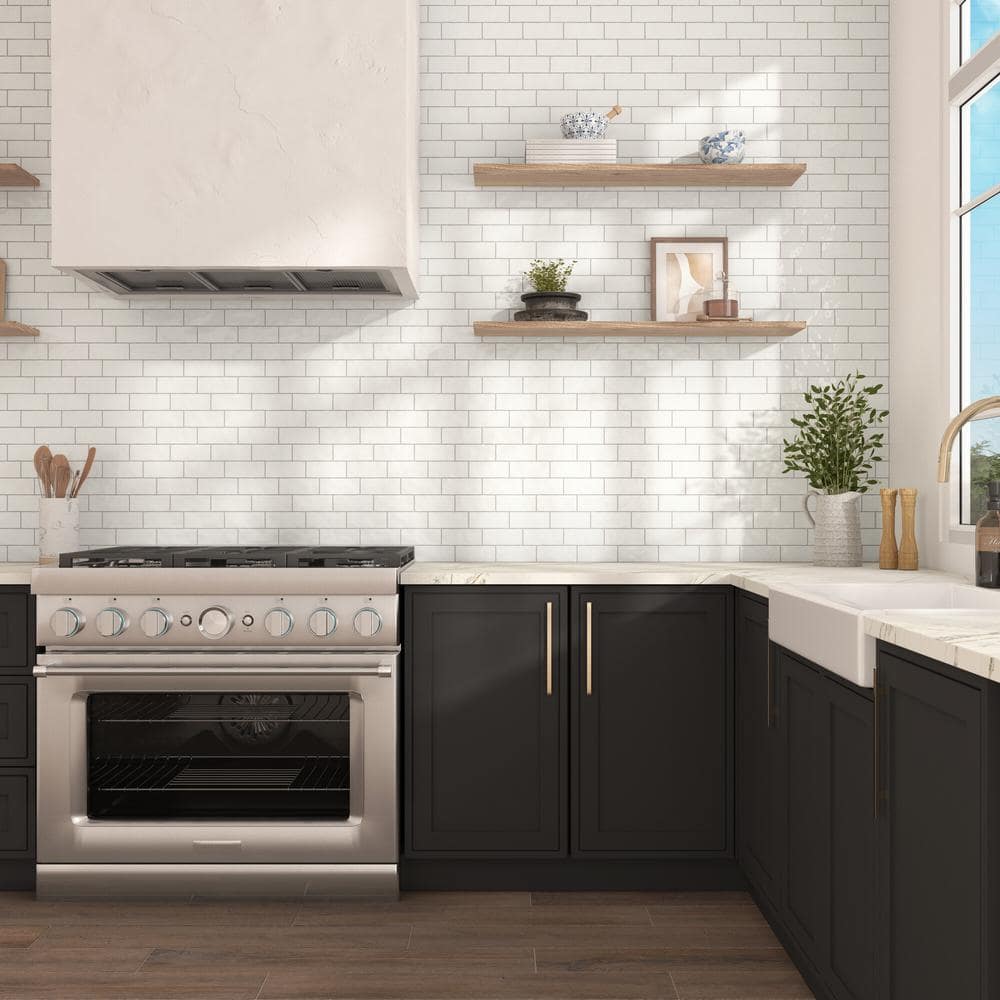 Daltile Farrier Cremello 2-1/2 in. x 5 in. Glazed Ceramic Wall Tile (5.34 sq. ft./case)