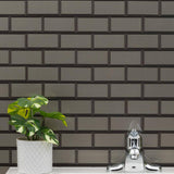 MSI Crisson Bevel Subway Peel and Stick Textured Glass Mosaic Tile, 12 in. x 12 in. x 4mm (1 sq. ft. Sheet)