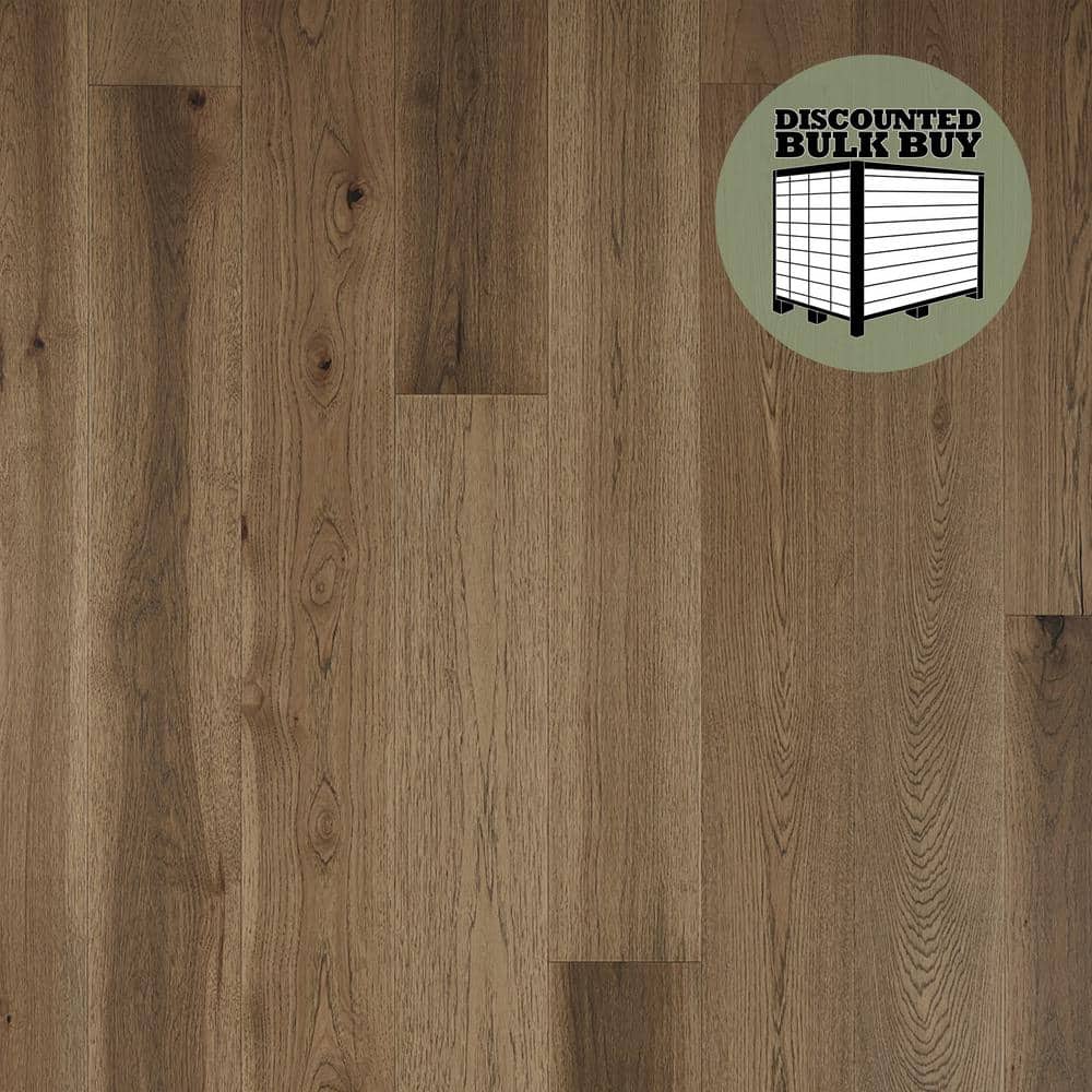 ASPEN FLOORING Crown Hickory 1/2 in. T x 7.5 in. W Tongue and Groove Wire Brushed Engineered Hardwood Flooring (1399.05 sqft/pallet)