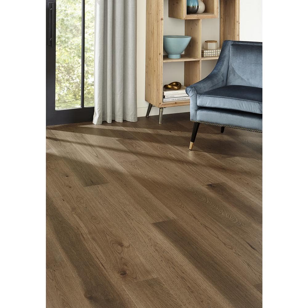 ASPEN FLOORING Crown Hickory 1/2 in. T x 7.5 in. W Tongue and Groove Wire Brushed Engineered Hardwood Flooring (1399.05 sqft/pallet)
