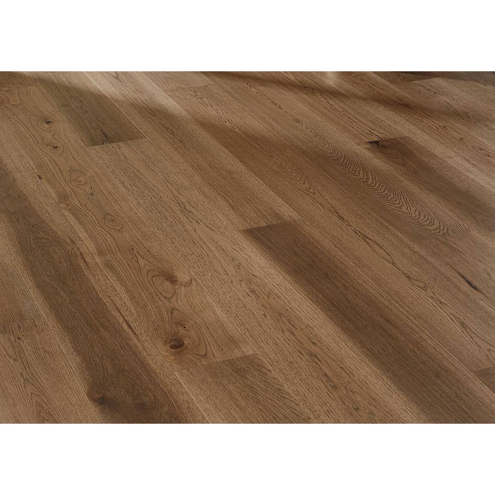 ASPEN FLOORING Crown Hickory 1/2 in. T x 7.5 in. W Tongue and Groove Wire Brushed Engineered Hardwood Flooring (1399.05 sqft/pallet)