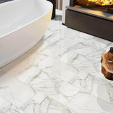 MSI Crystal Bianco 12 in. x 24 in. Polished Porcelain Floor and Wall Tile (16 sq. ft. /Case)