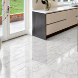 MSI Crystal Bianco 12 in. x 24 in. Polished Porcelain Floor and Wall Tile (16 sq. ft. /Case)