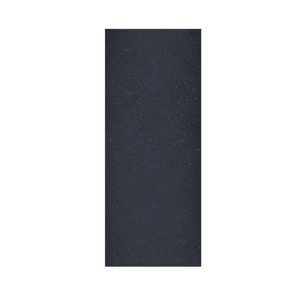 Swan Crystal Colors 36 in. x 72 in. 1-Piece Easy Up Adhesive Corner Panel in Crystal Black