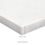 MSI Crystal White 10-Piece Kit Sandblast Marble Paver Tile Kit (160 Sq. ft./Pallet)