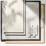 Hikari Frame Chalk White 48x48 Matte Porcelain Tile - Tilebar