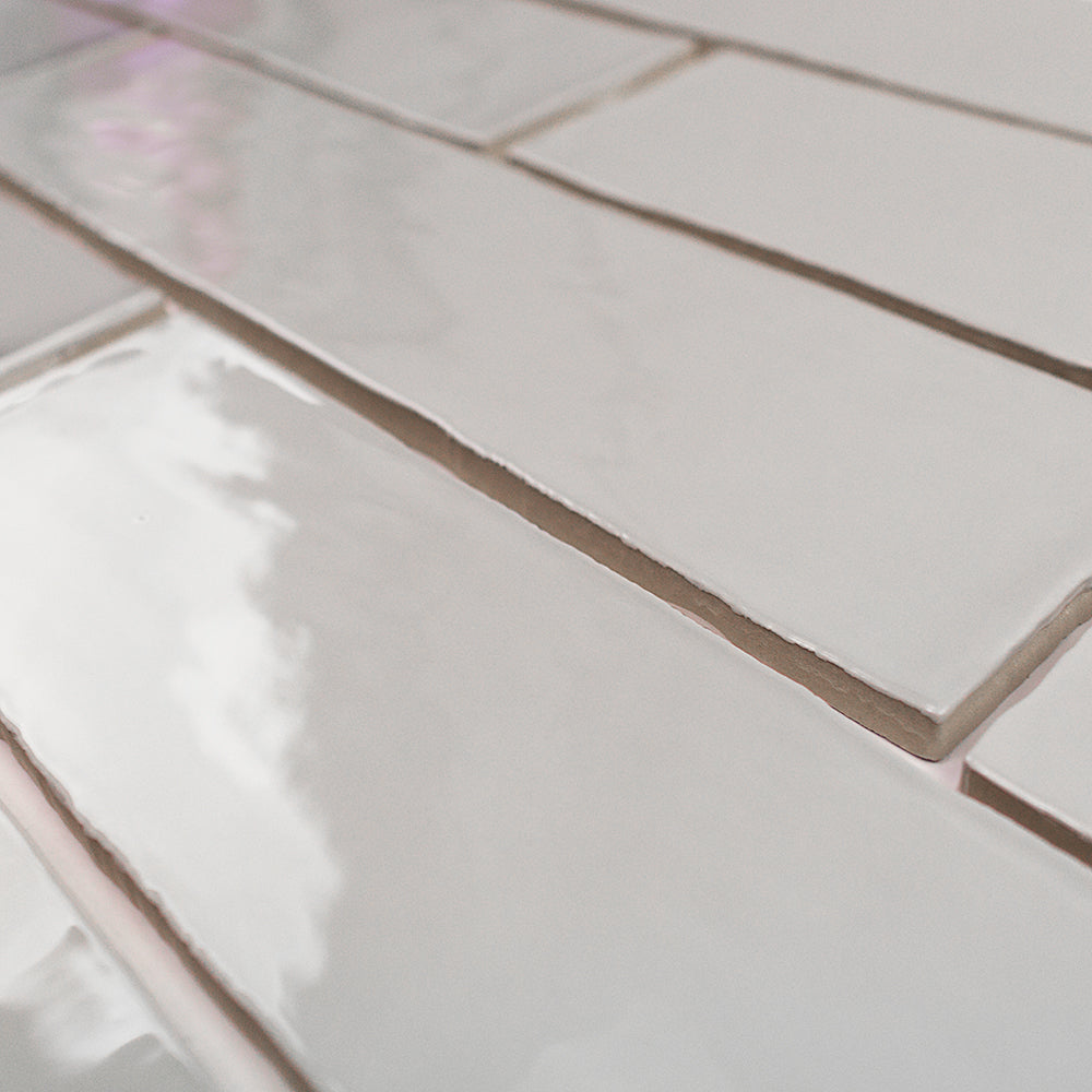 Lancaster Dove Gray 3x12 Polished Ceramic Wall Tile