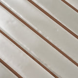 Kanbina Sage Gray 5x18 Glossy Ceramic Mosaic Tile
