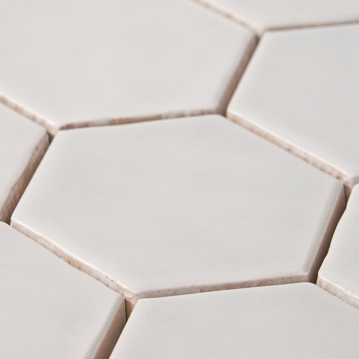 Meadowmere Gray 3" Hexagon Matte Ceramic Tile - Lux Tile