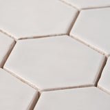 Meadowmere Gray 3" Hexagon Matte Ceramic Tile - Lux Tile