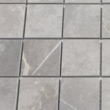 Tilebar Marble Tech Grigio Imperiale 2x2 Matte Porcelain Mosaic Tile
