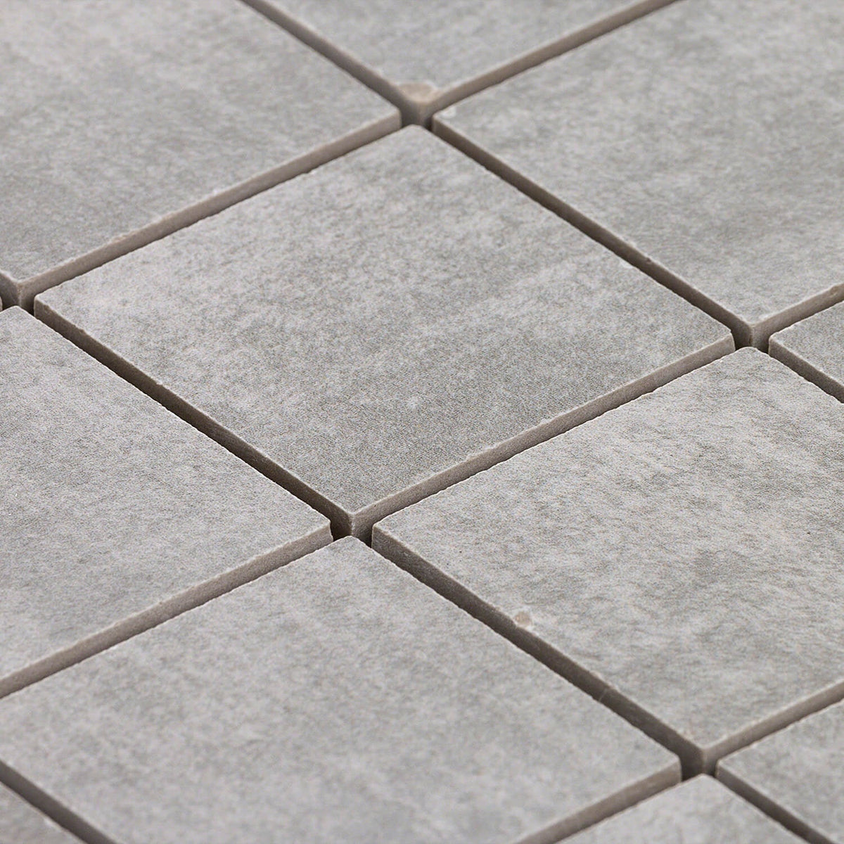 Lux Tile Cement Grigio Gray 2x2 Matte Porcelain Mosaic Tile