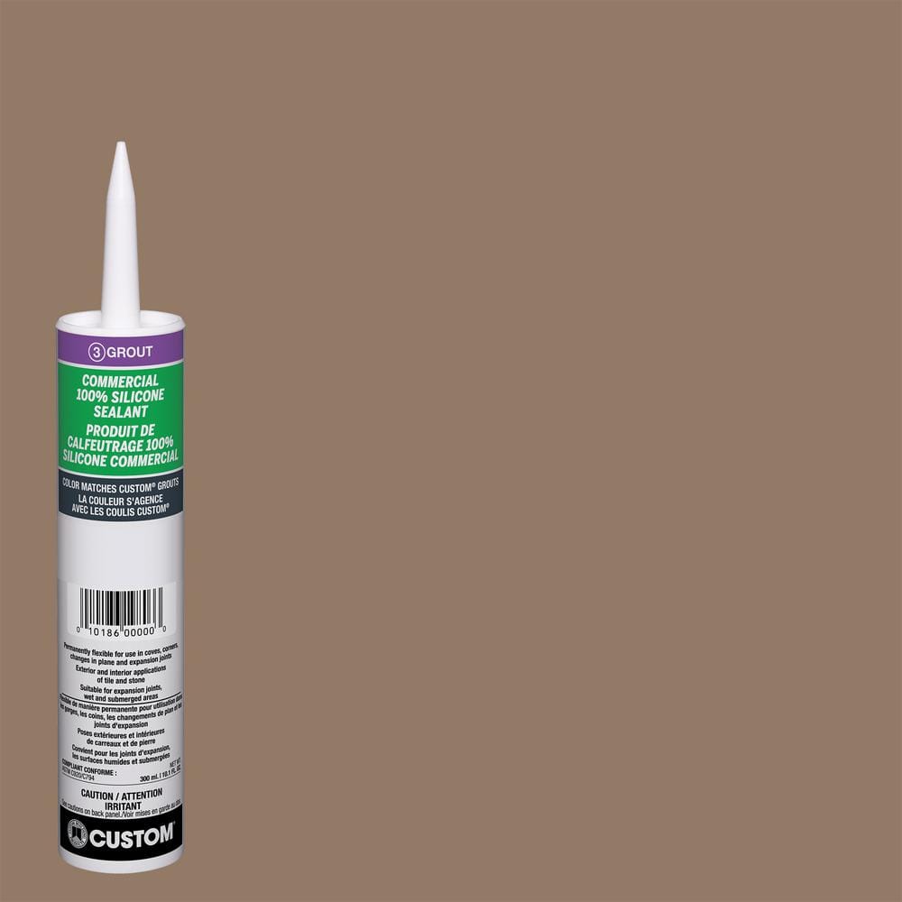 Custom Building Products Commercial #105 Earth 10.1 oz. Silicone Caulk