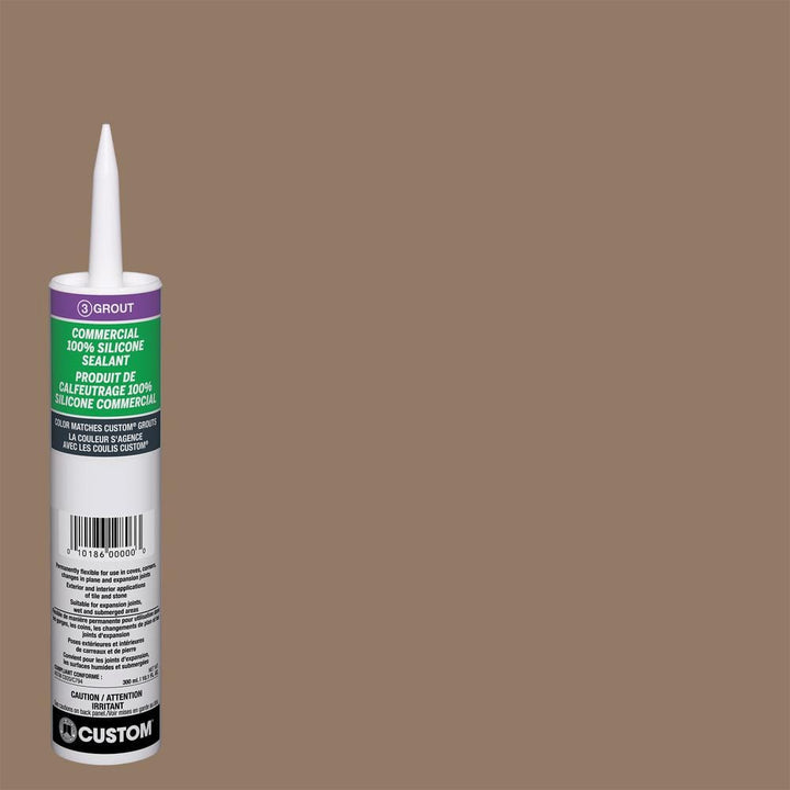 Custom Building Products Commercial #105 Earth 10.1 oz. Silicone Caulk