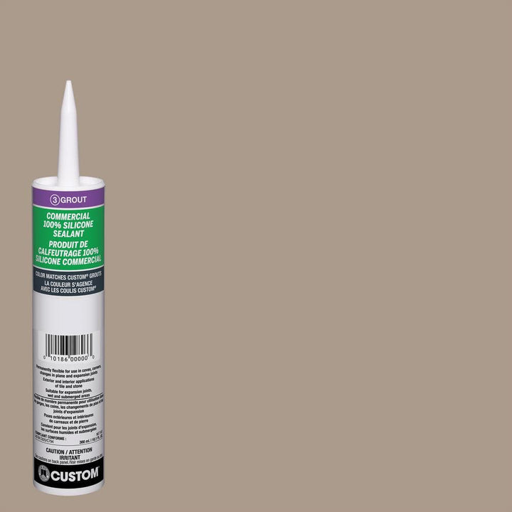 Custom Building Products Commercial #183 Chateau 10.1 oz. Silicone Caulk