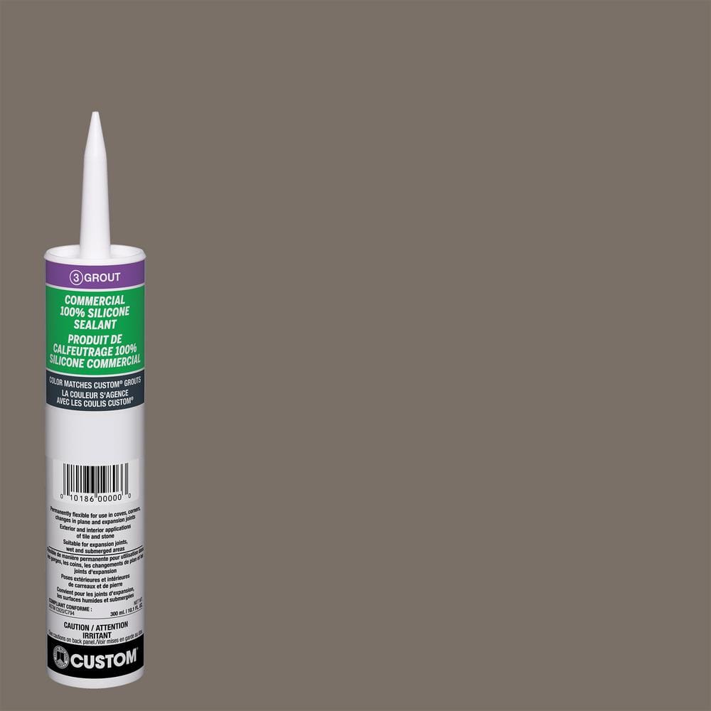 Custom Building Products Commercial #185 New Taupe 10.1 oz. Silicone Caulk