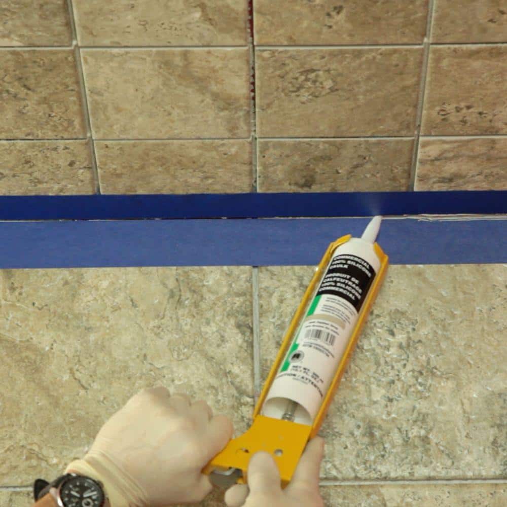 Custom Building Products Commercial #333 Alabaster 10.1 oz. Silicone Caulk