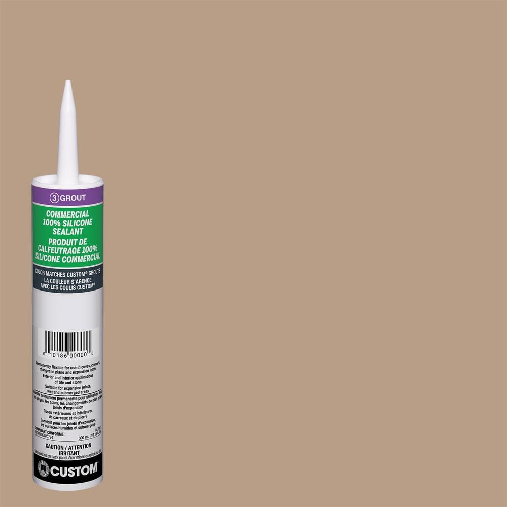 Custom Building Products Commercial #380 Haystack 10.1 oz. Silicone Caulk